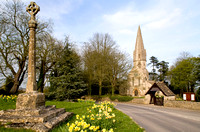 Leafield Church and village Cross
